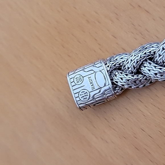 John Hardy Braided Mesh Bracelet with Amethyst Clasp - Picture 5 of 5